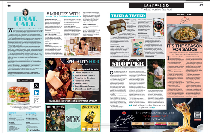 Speciality Food Magazine June Edition