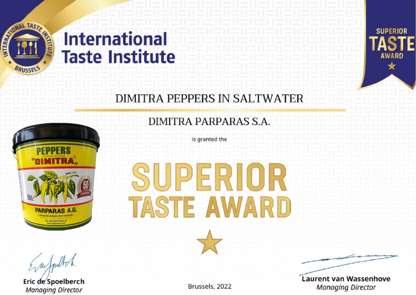 Superior Taste Award 2022