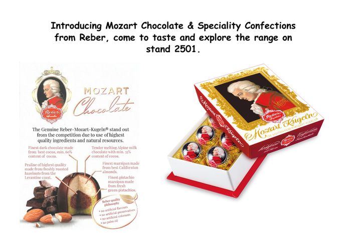 Mozart Chocolate & Specialty Confections from Reber at SFFF