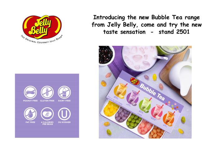 Jelly Belly jelly beans introduce Bubble Tea beans