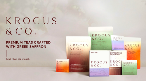 Krocus & Co. Wellness Herbal Teas with Greek Saffron – Brochure