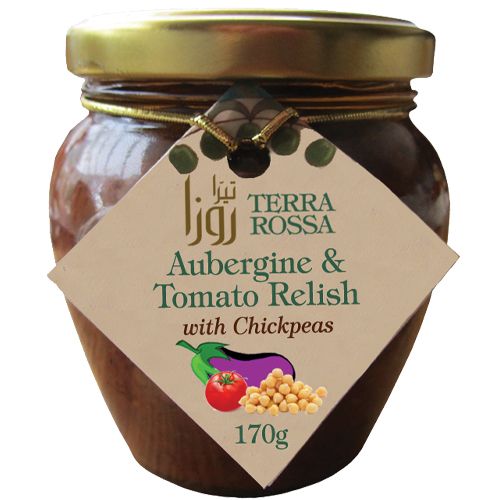 Aubergine & Tomato Relish with Chickpeas