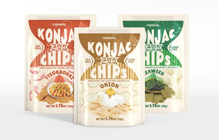 Konjac Chips Seaweed , Tteokbokki, Onion 50g