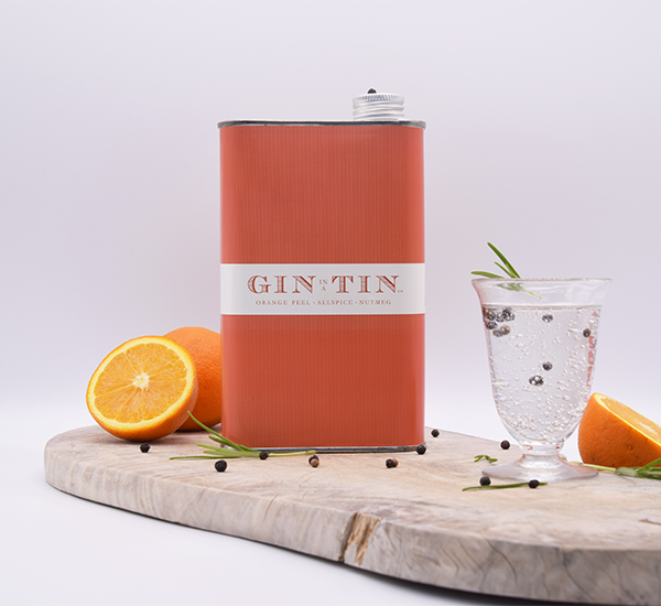 London Dry Orange Peel, Nutmeg and Allspice Gin In A Tin