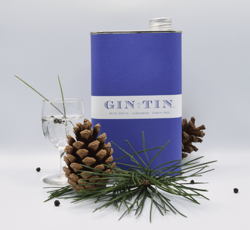 London Dry, Blue Spruce, Lemon Peel & Cardamom Gin In A Tin