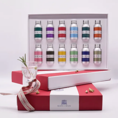 12 Days Of Christmas Gin | 12 x  35ml Tins | 40% ABV