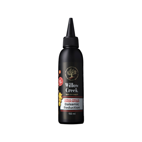 Willow Creek Garlic, Chilli And Ginger Infused Balsamic 150ML - No Added Sugar