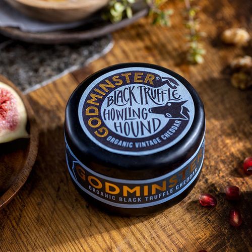 Godminster Black Truffle Howling Hound Vintage Organic Cheddar