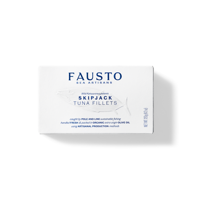  FAUSTO SKIPJACK Tuna Fillets in Organic Extra Virgin Olive Oil