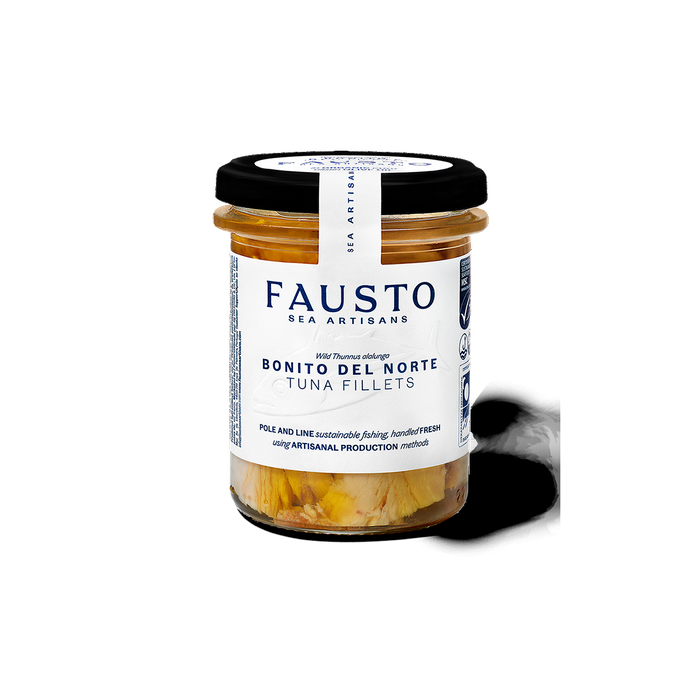 FAUSTO BONITO DEL NORTE Tuna Fillets in Organic Extra Virgin Olive Oil