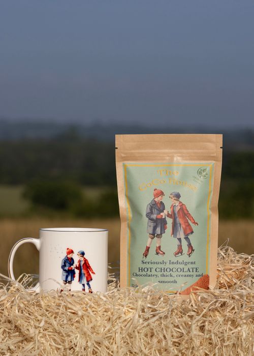 Fine Bone China Mug - Ice skaters