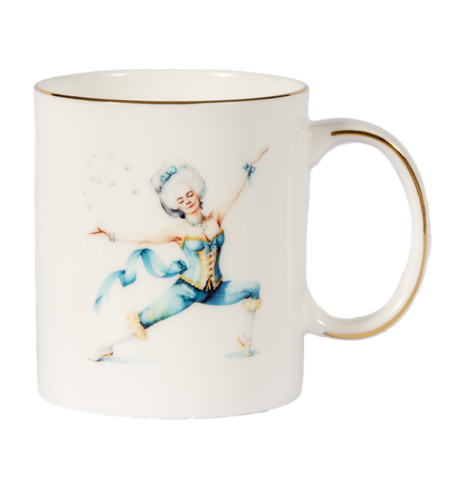 Fine Bone China Mug Marie-Antoinette - yoga