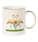 Fine Bone China Mug Flamingos and Turmeric