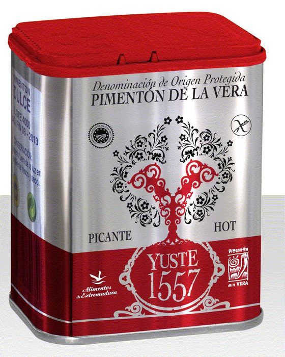 Pimentón de España Ahumado DOP Pimentón de la Vera. 