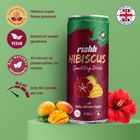 Rishh Sparkling Hibiscus drink; Mango and lemon