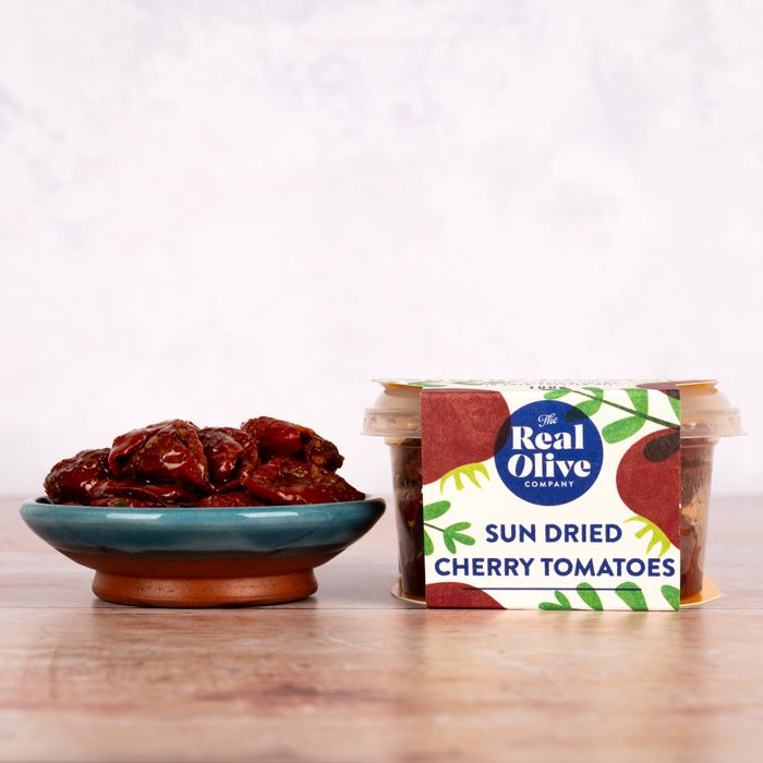 Sun dried cherry tomatoes in basil, garlic & thyme