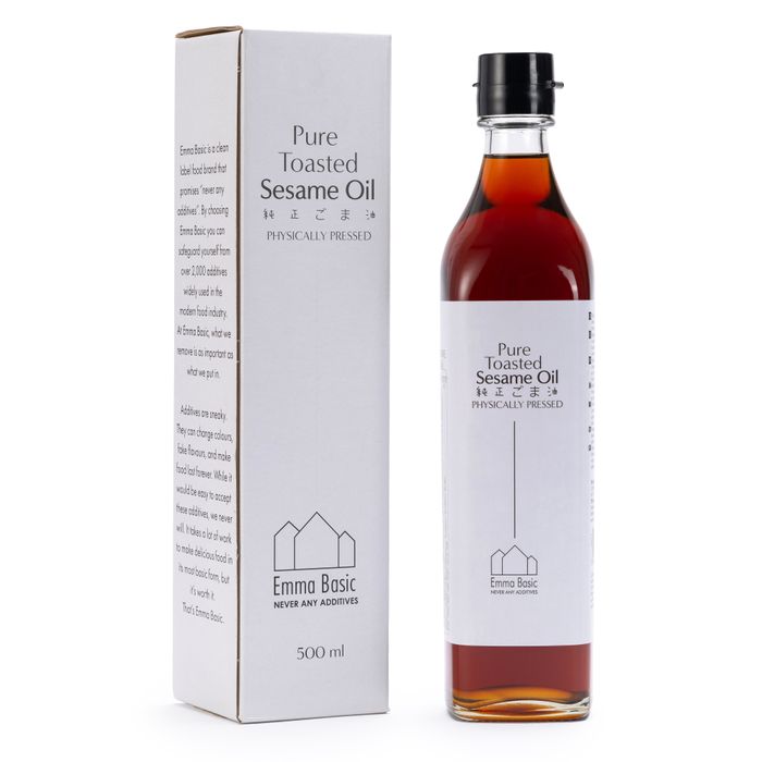 Emma Basic - 100% Pure Toasted Sesame Oil - 500ml