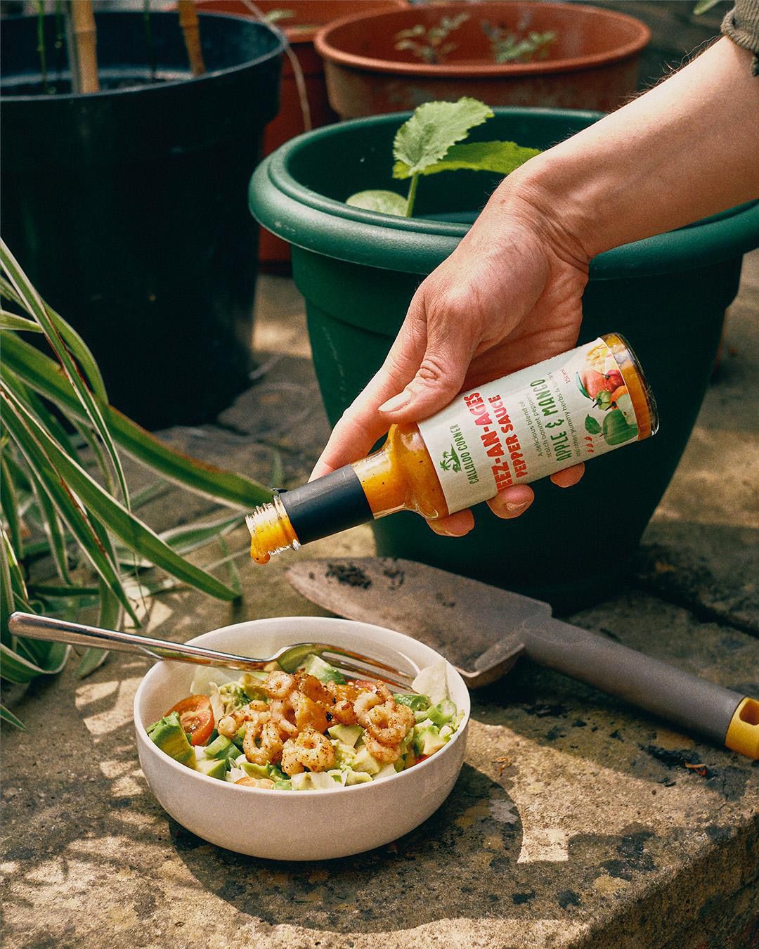 Jeez-an-Ages (Apple & Mango) Hot Sauce