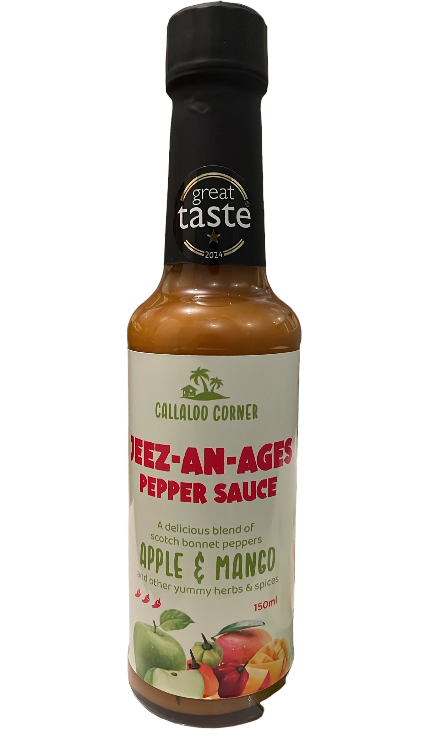 Jeez-an-Ages (Apple & Mango) Hot Sauce