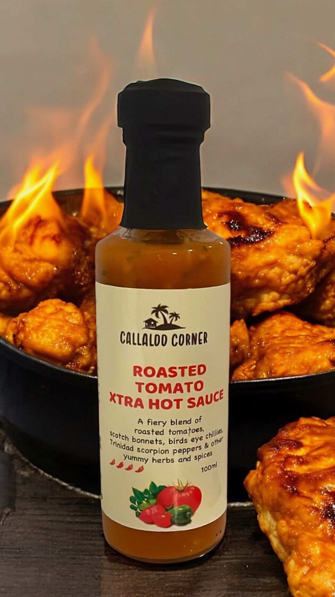 Roasted Tomato Xtra Hot Sauce