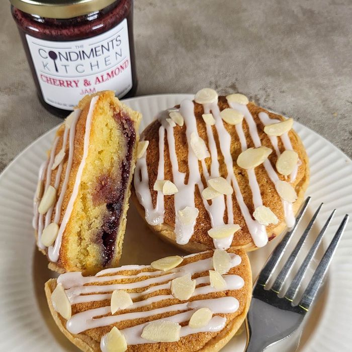 Cherry and almond jam