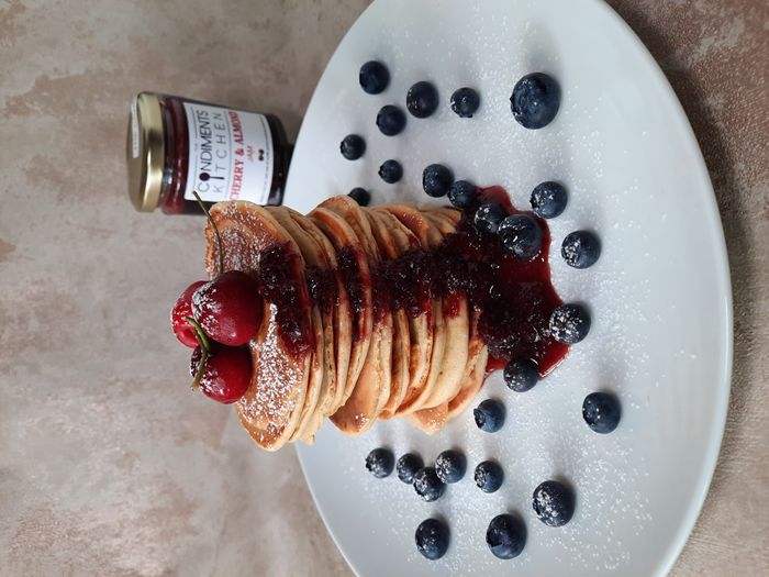 Cherry and almond jam