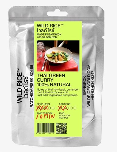 Wild Rice Green Curry Sauce