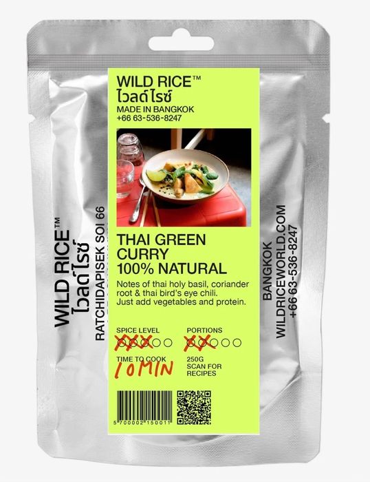 Wild Rice Green Curry Sauce
