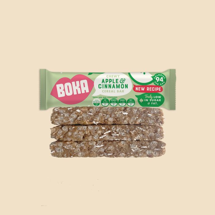 Boka Chewy Apple & Cinnamon Cereal Bar