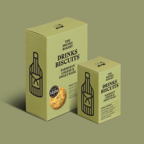 Drinks Biscuits - Parmesan Cheese & Sweet Basil