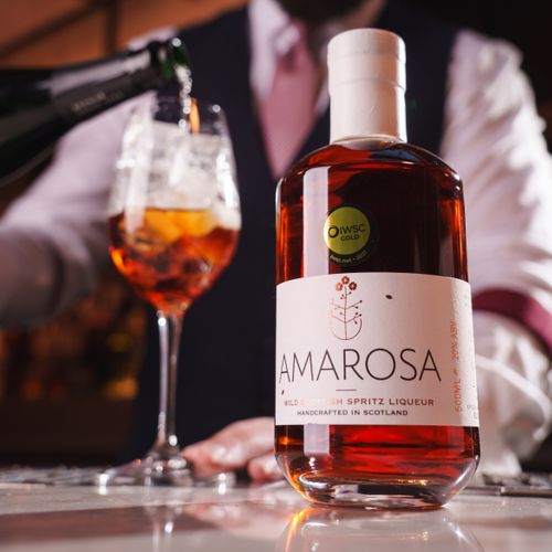 AMAROSA Scottish spritz liqueur 20%ABV
