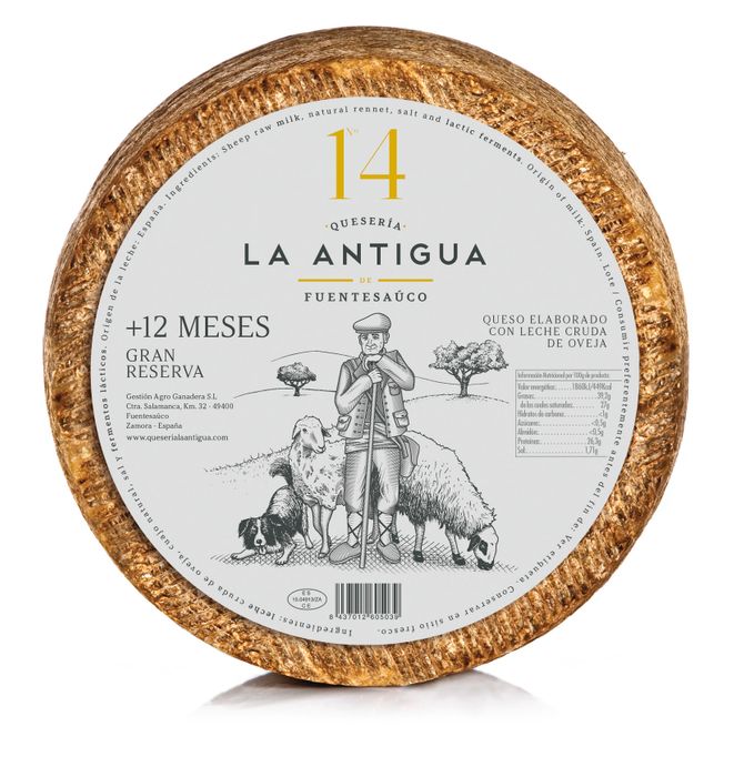 Aged sheeps' milk cheese