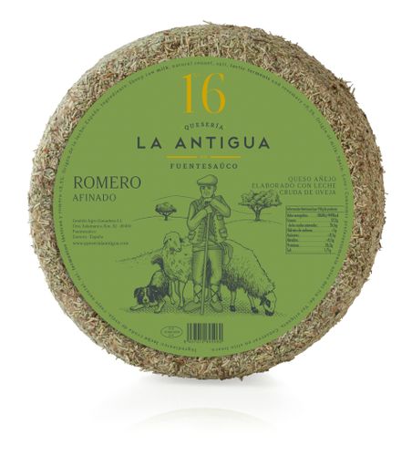 Aged sheeps' milk cheese with Rosemary