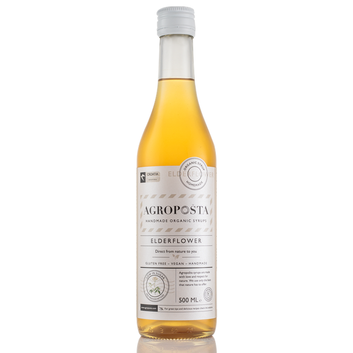 Elderflower cordial syrup 500 ml Organic