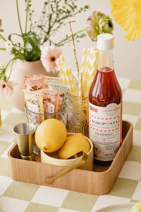 Strawberry cordial syrup 500 ml Organic