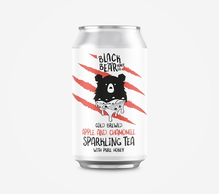 Apple & Chamomile Cold Brewed Sparkling Tea with Pure, British Honey
