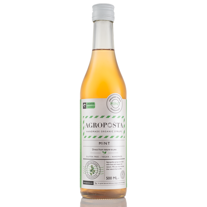 Mint cordial syrup 500 ml Organic