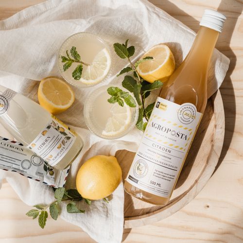 Lemon cordial syrup 500 ml Organic