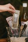 Elderflower cordial syrup in a 32 ml recyclable sachet Organic