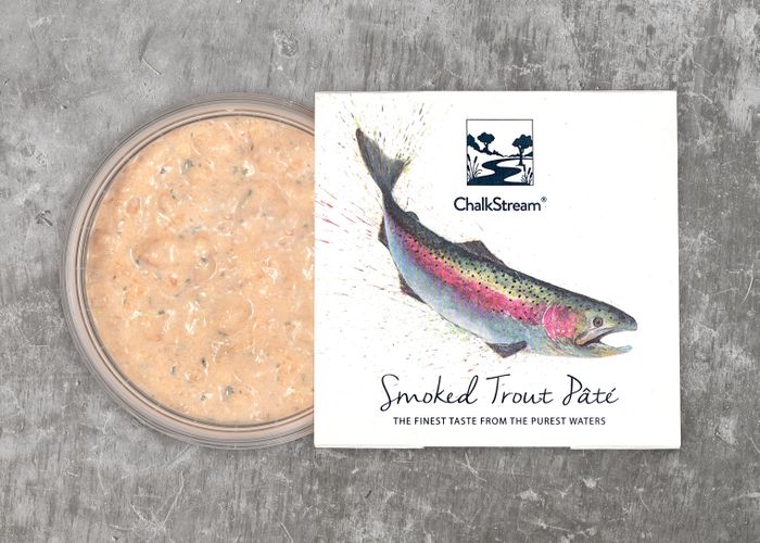 ChalkStream Smoked trout and pates from Hampshire 150g