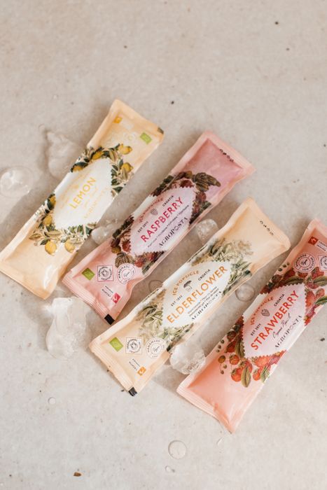 Popsicle ice pop Lemon - 50 ml in a sachet - ambient temperature