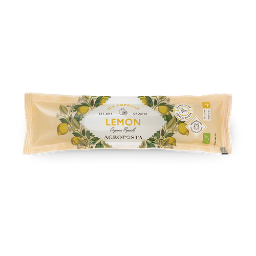 Popsicle ice pop Lemon - 50 ml in a sachet - ambient temperature