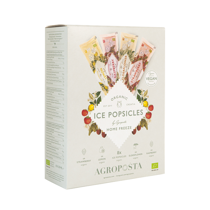 Popsicle ice pop mix box 8 sachets - ambient temperature