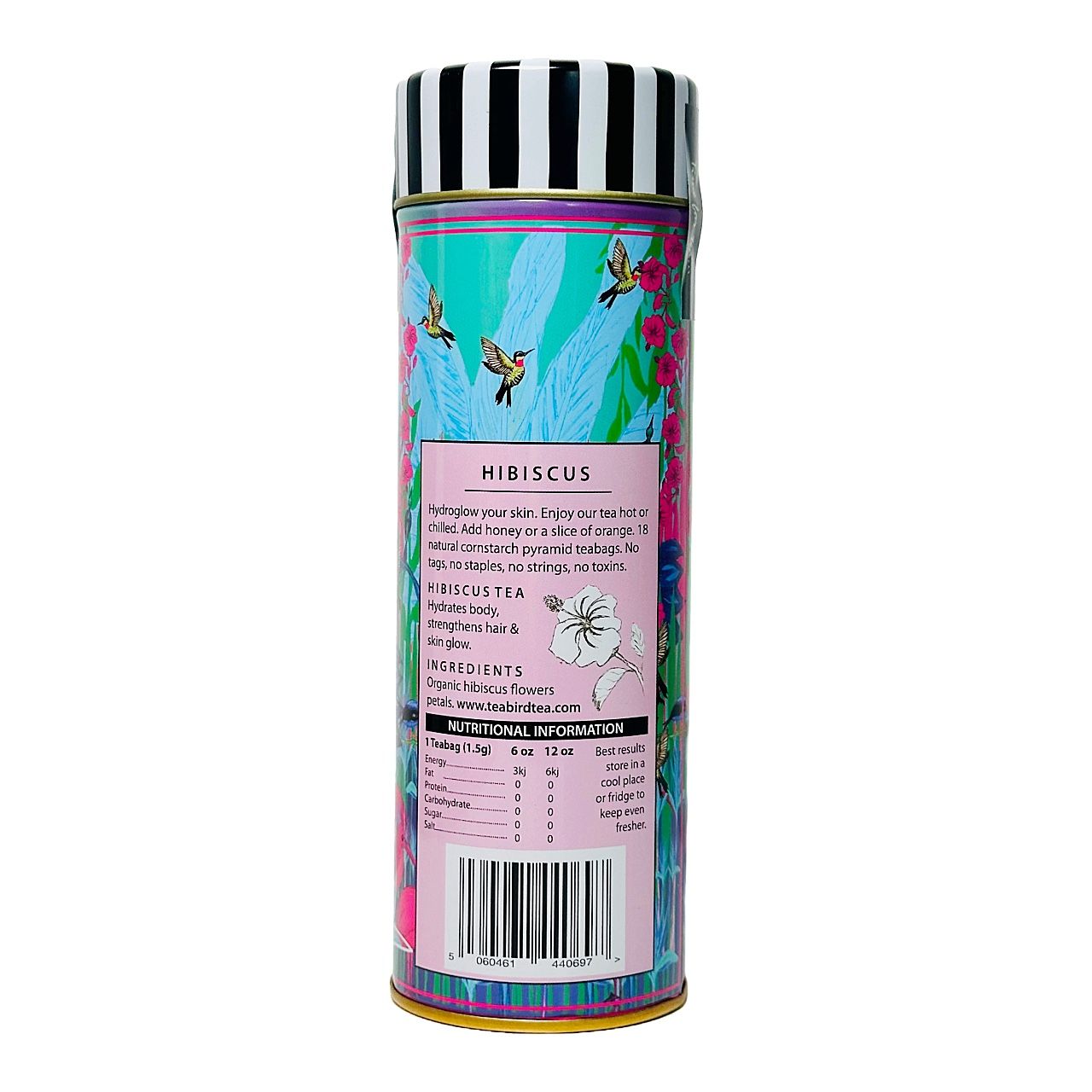 Organic Hibiscus Deluxe Tin 18 Teabags