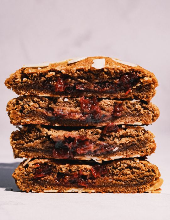 Cherry Bakewell Cookie 