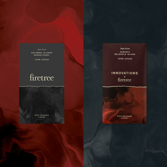 Firetree's 100% cocoa collection (2 x 65g bars)