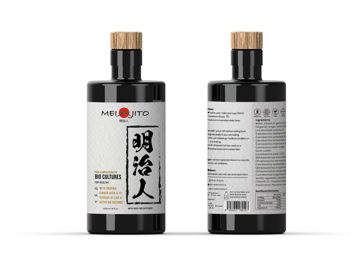 MEIJITO Bio Cultures Complex - Century Old Gut Health Formula from Japan 500ml Premium Liquid-Based Cultured Drink 500ml