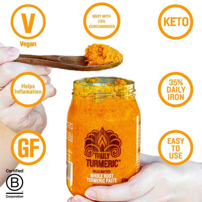 Wildcrafted Whole Root Turmeric Paste