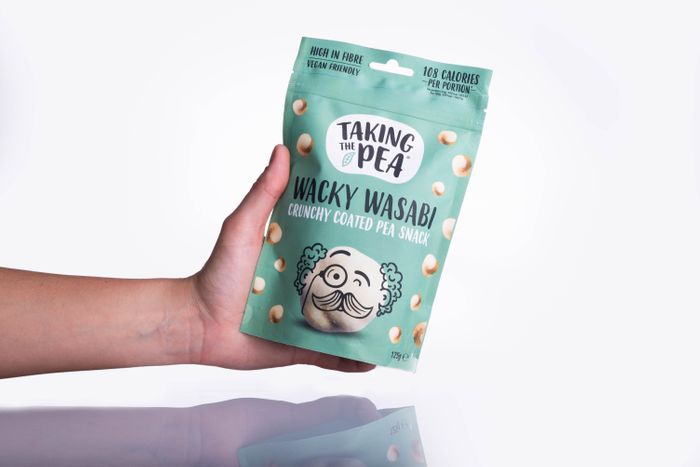 Wacky Wasabi, crunchy coated peas (125g - sharing pack)