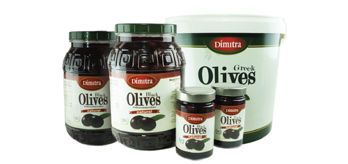 Black Natural Amfissa Variety Olives